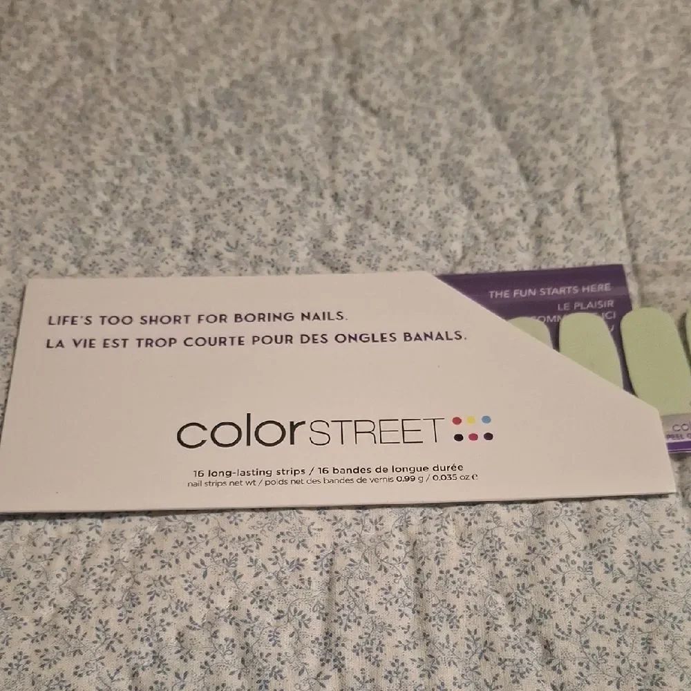 Color Street Nail Strips - Glass Opal